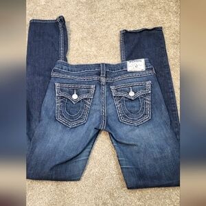 True Religion Low rise straight Jean Size 29